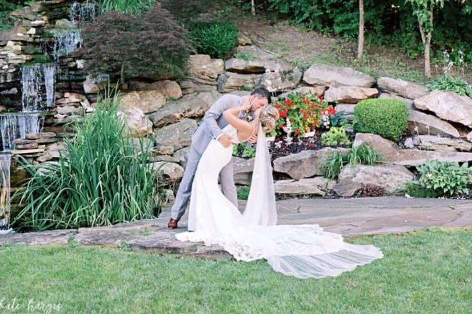 Waterfall ceremony area