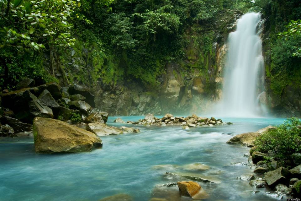 Waterfall vacation