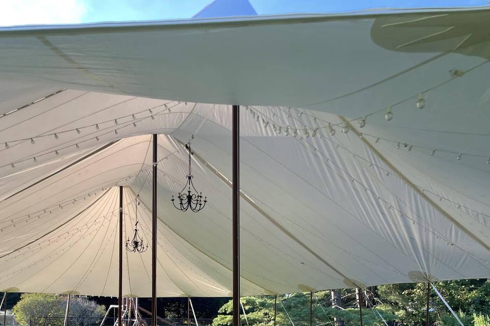 Interior sailcloth tent