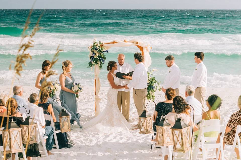 Beach Ceremony in Destin, FL