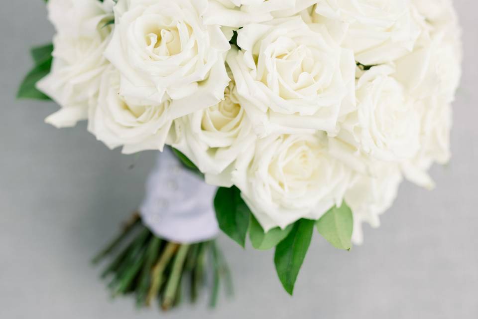 White Bridal Bouquet