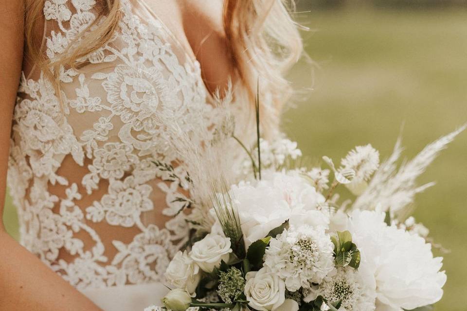 White Bridal Bouquet