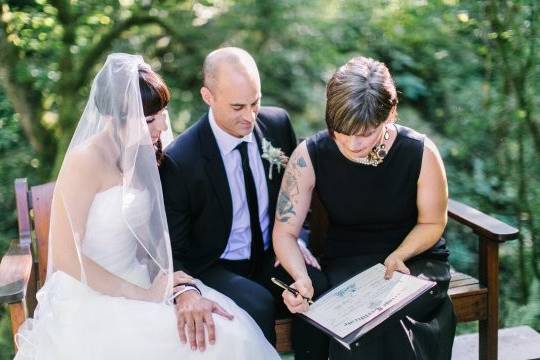 Signing of marriage contract