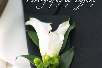 Mini callas make great boutonnieres.  They are simple, yet elegant.