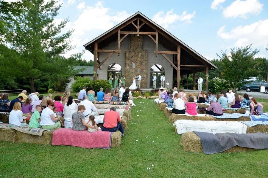 Hay bale ceremony