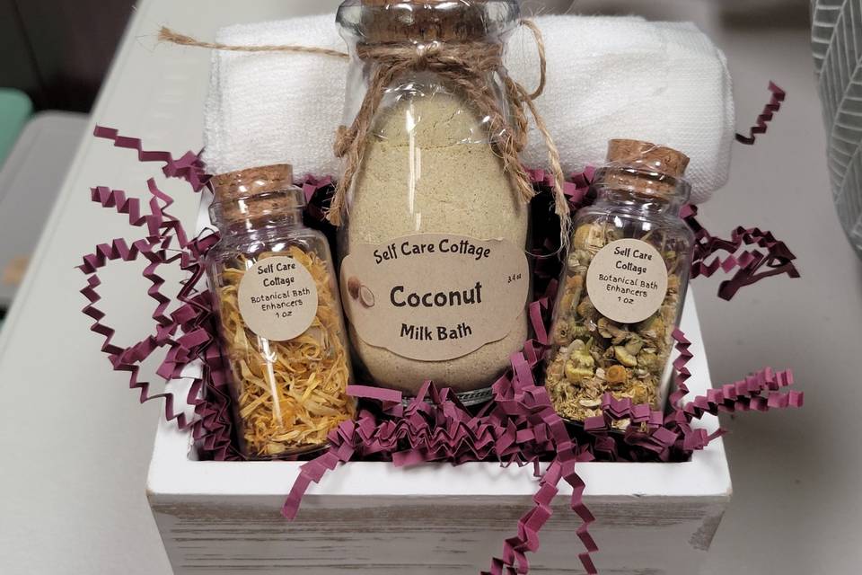 Milk bath favors