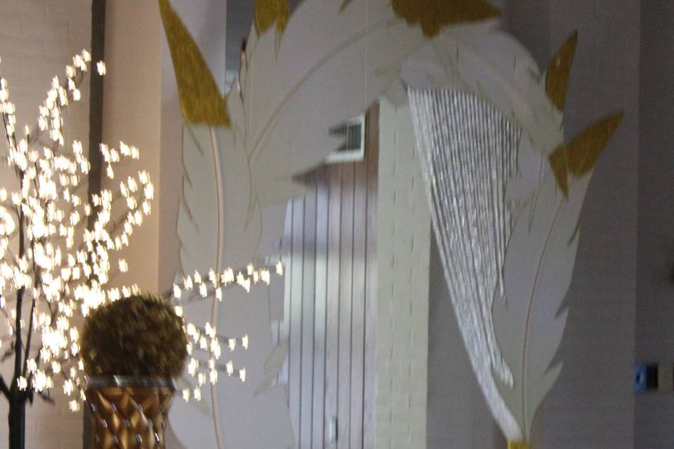 Archway to Wedding Reception