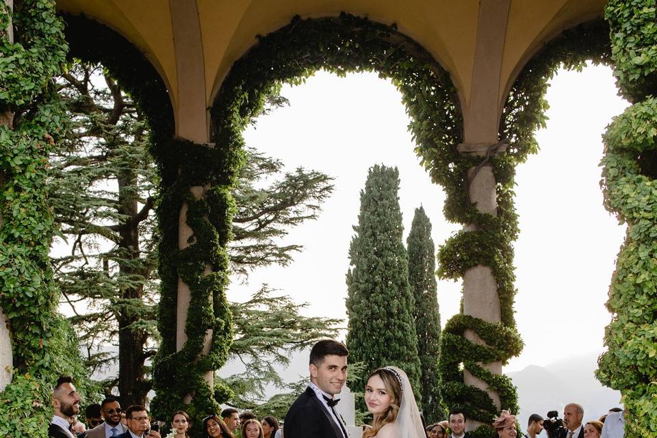 Wedding at villa balbianello