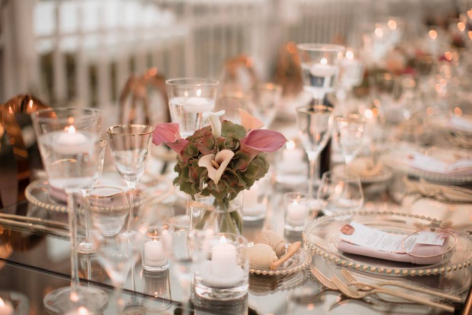 Rose gold Luxury wedding