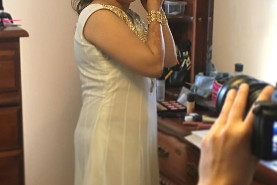 Hair and makeup done