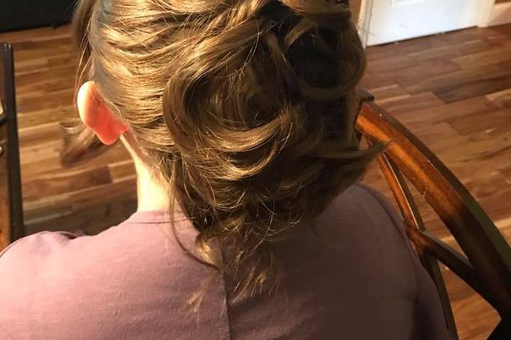 Bridal hair
