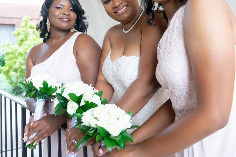 Novena & her bridesmaids