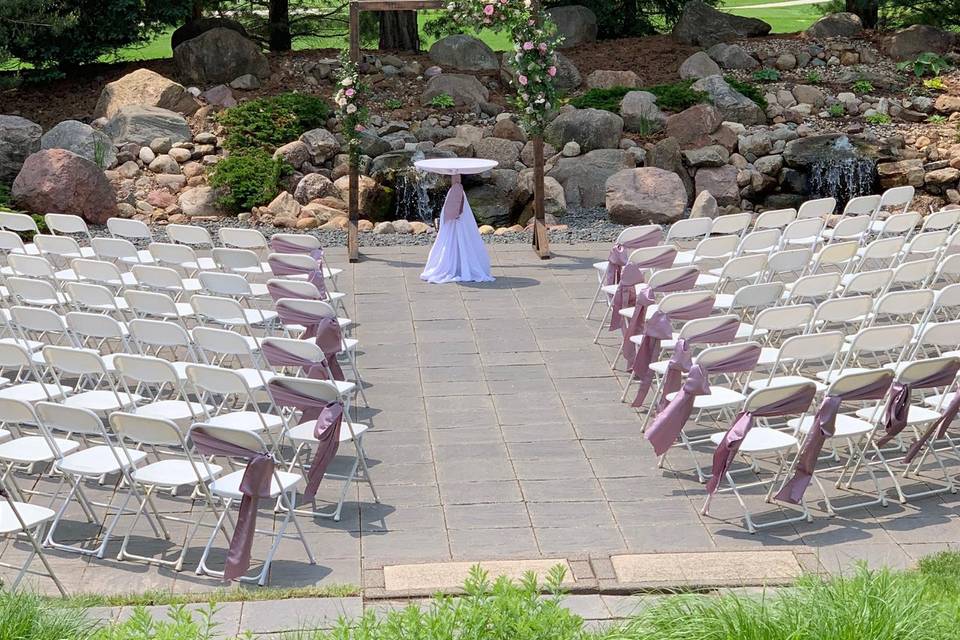 Garden Patio Ceremony