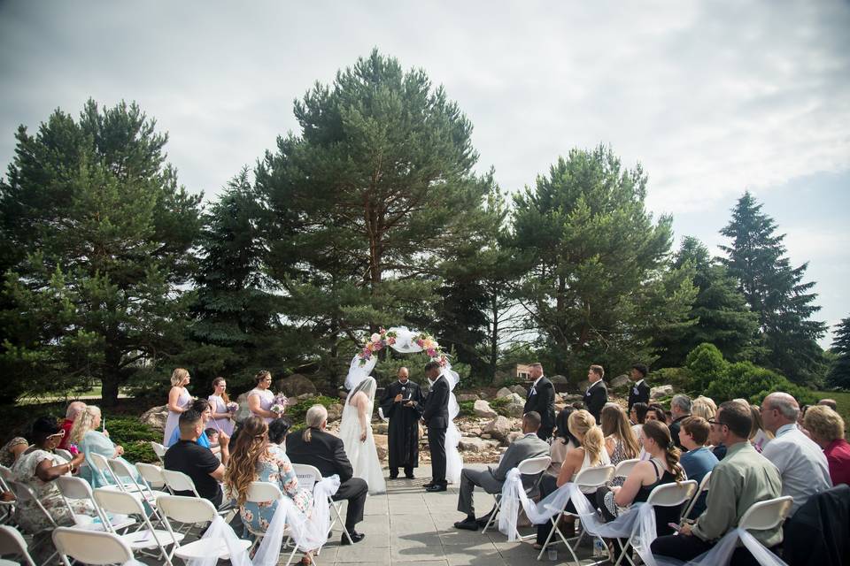 Garden Patio Ceremony