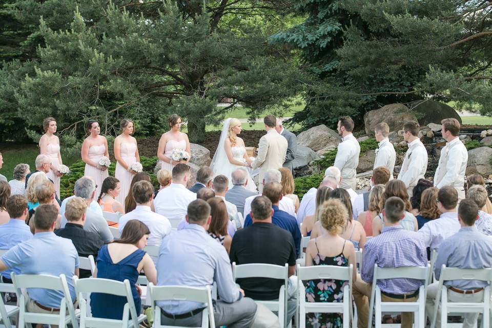 Garden Patio Ceremony