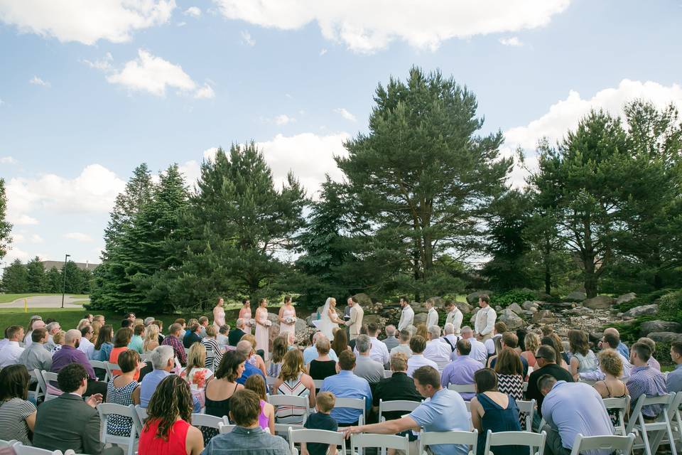 Garden Patio Ceremony