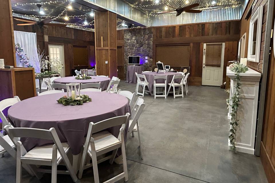 Lavender Manor Indoor Recption