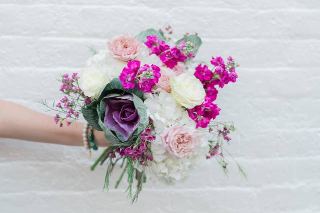 Blue Posy Floral Design
