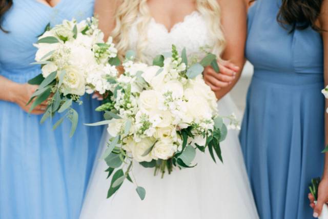 Blue Posy Floral Design