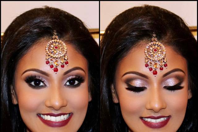Reception makeup look.
