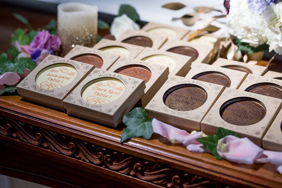 Chocolate Escort Cards