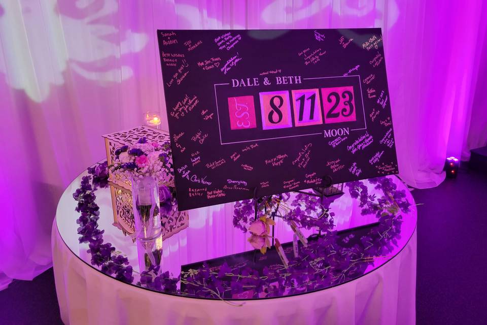 Guest book & cards