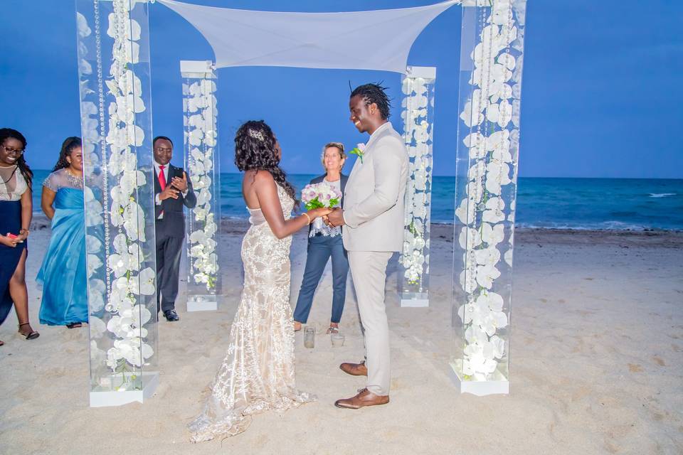 Beach ceremony