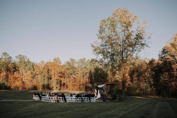 Wooded site for micro-weddings