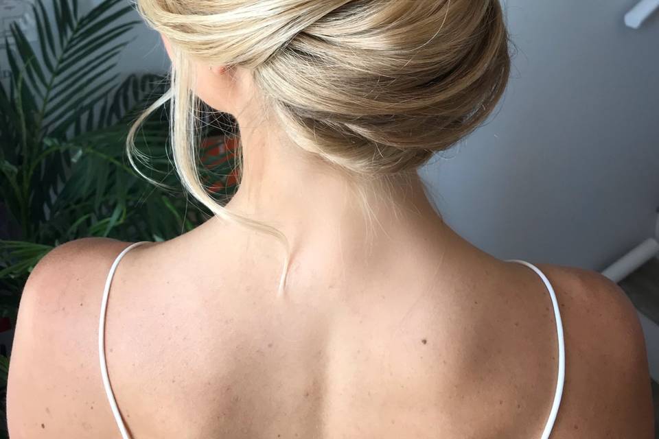 Sleek chignon