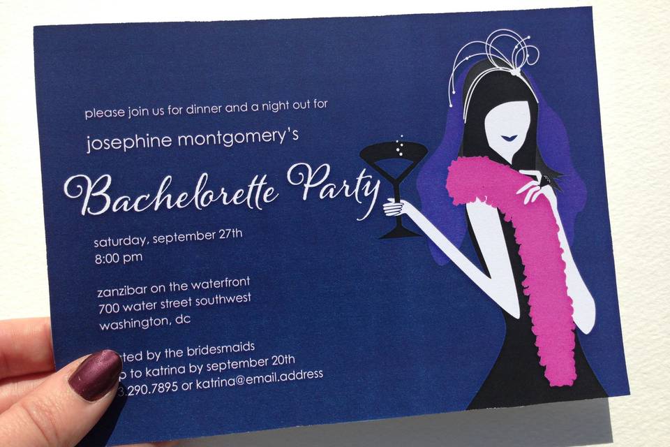 Bachelorette Party invitation