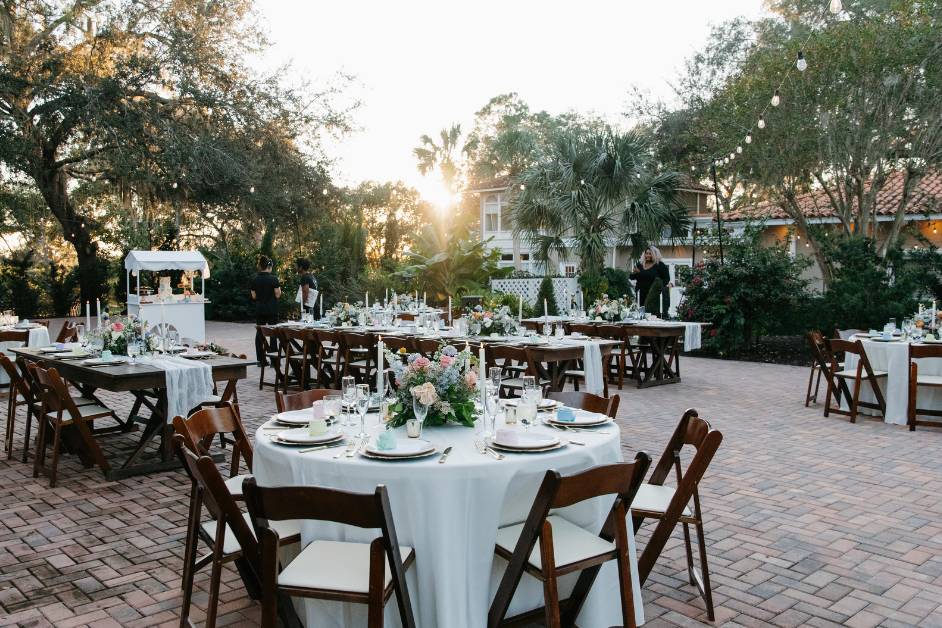 Garden Gazebo Wedding in Sprin