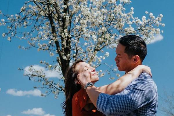 Natural engagement photos