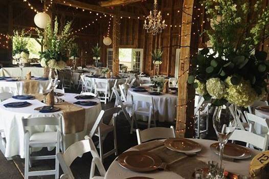 Rustic reception