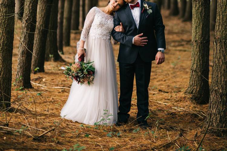 Couple in the woods