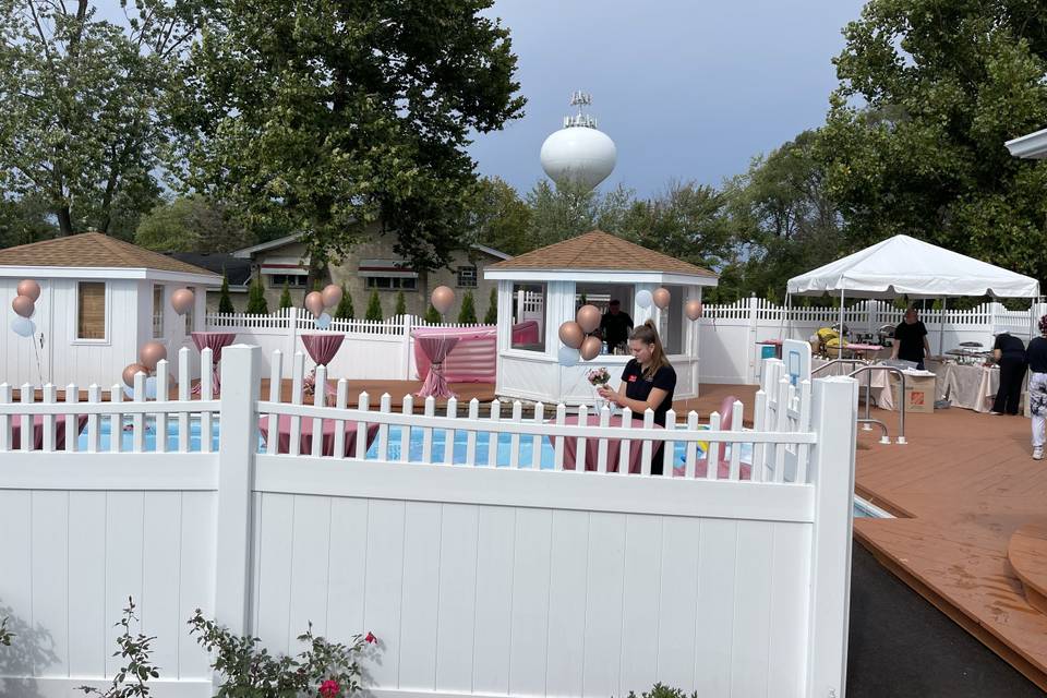 Poolside Wedding Shower