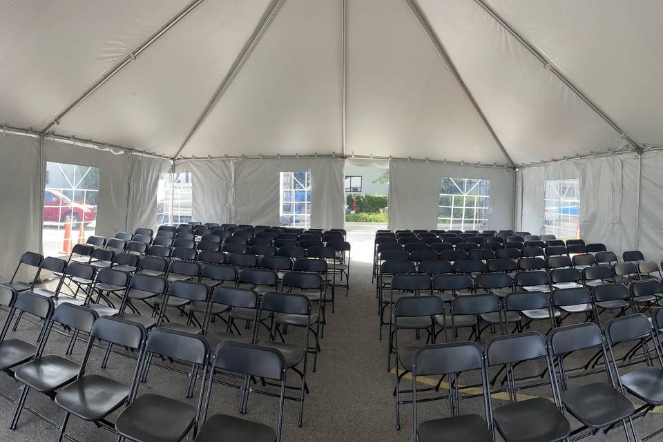 30x30 ceremony seating