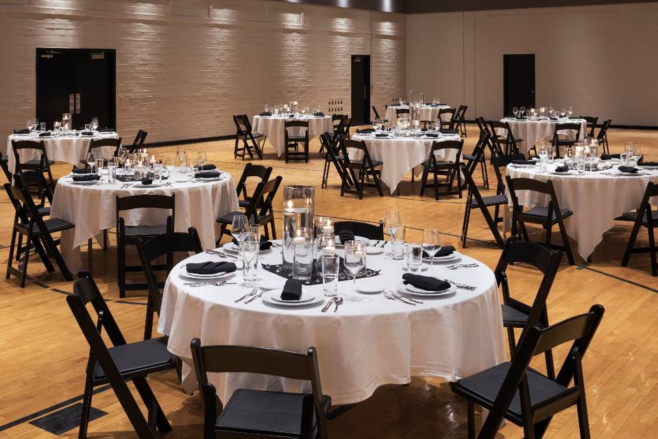 Banquet-style seating