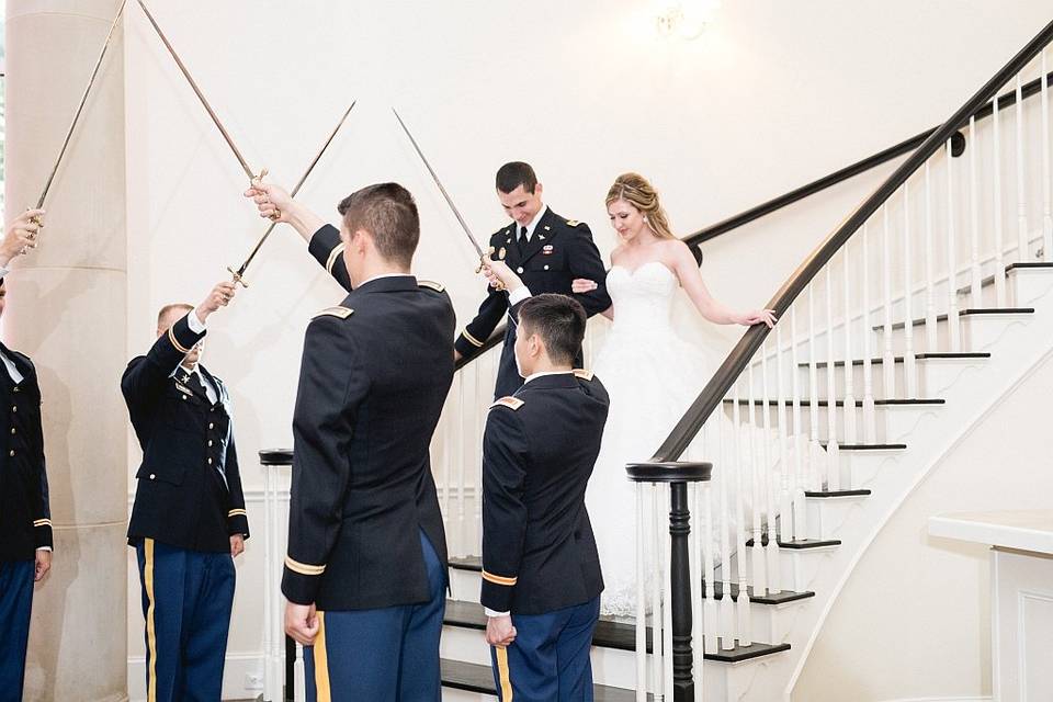 Grand staircase entrance