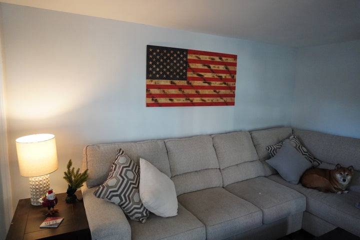 American flag decor