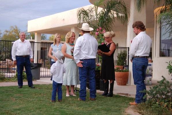 Cowboy wedding