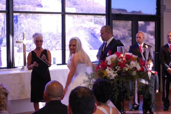 Indoor ceremony