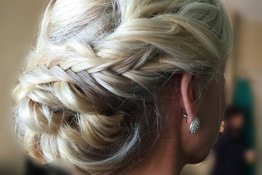 Braided updo