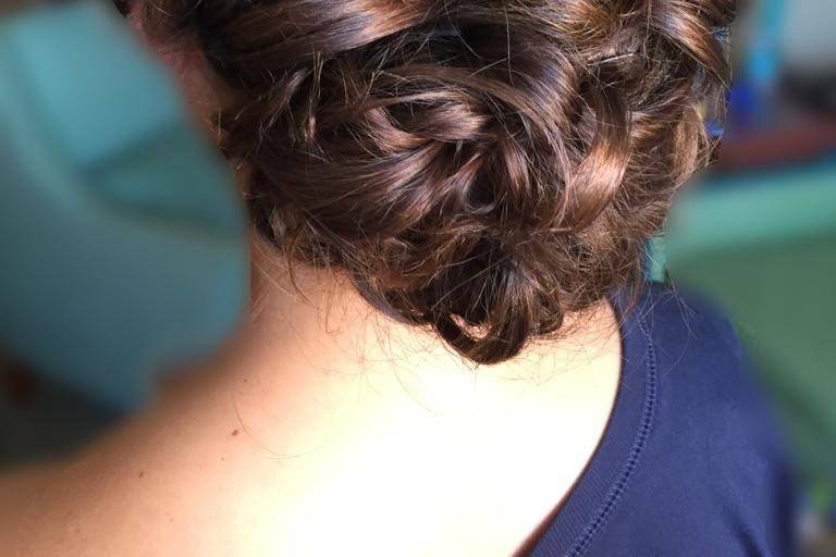 Updo hairstyle