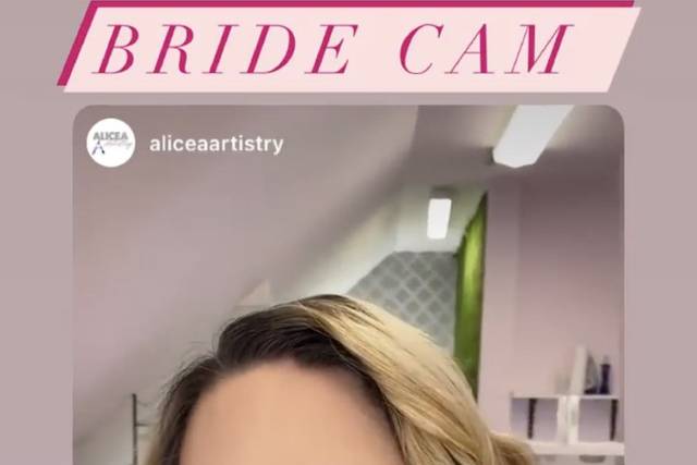 Wedding day Wound Curls