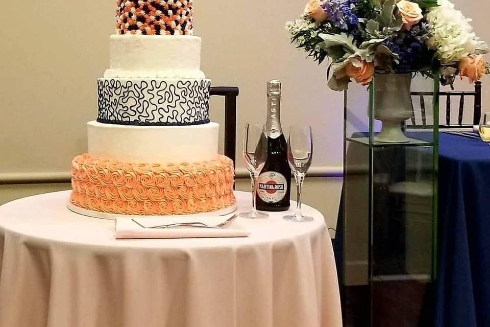 Scratch bakery wedding cake