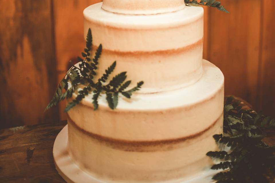 Scratch bakery wedding cake