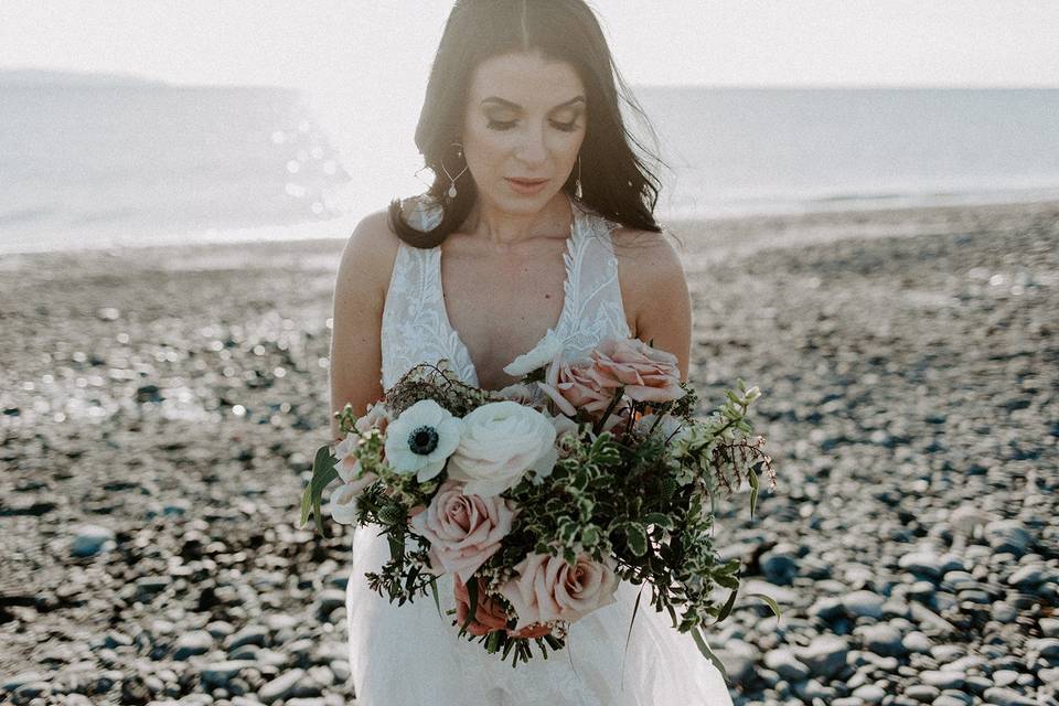 Bride at Bishops Beach, Homer