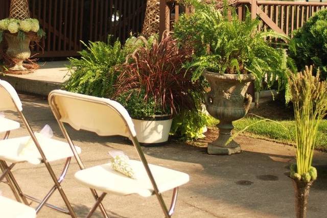 Gazebo wedding setup