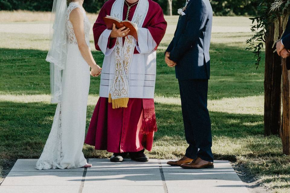 Rustic Ceremony Site