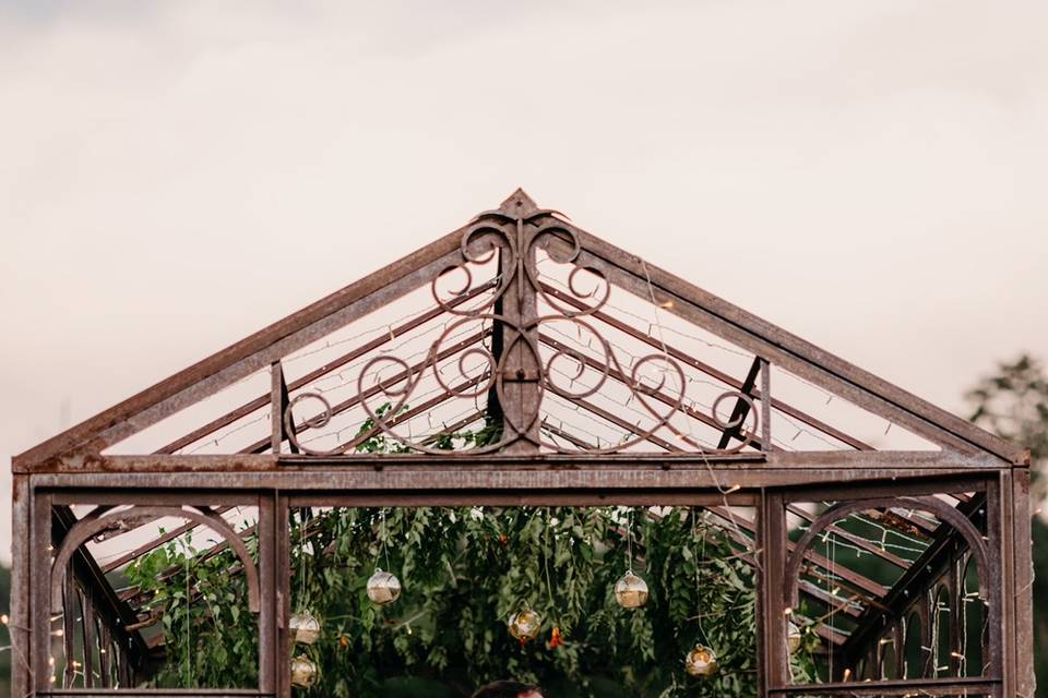 Couple in the Greenhouse